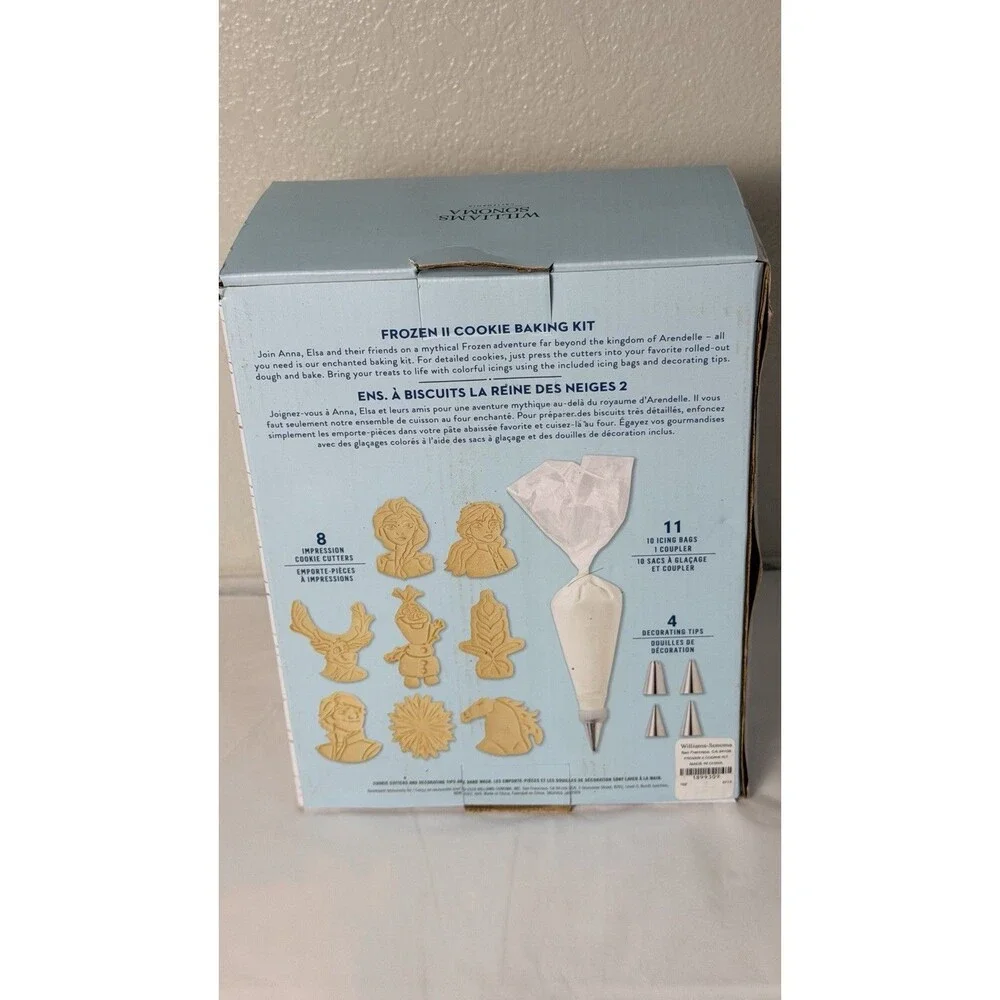 Williams Sonoma Disney Frozen II Cookie Cutter Baking Kit 23 Pc Set NEW Open Box